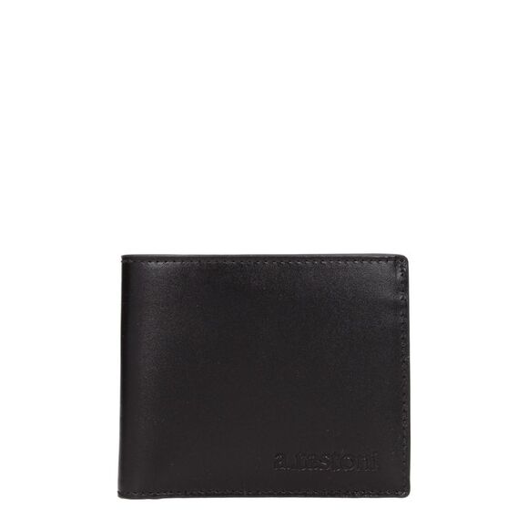 Testoni Black Leather Men's Wallet